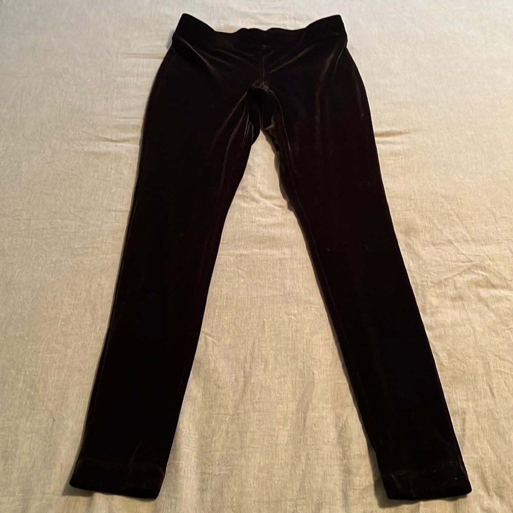 Express black velvet legging - size xsmall - worn once - like new condition.